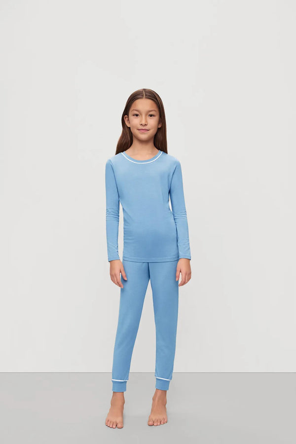 Kids TENCEL™ Modal Unisex Long PJ Set