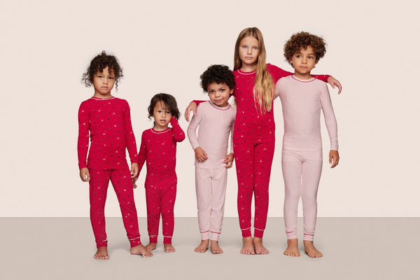 Kids Printed TENCEL™ Modal Unisex Long PJ Set - Image 5