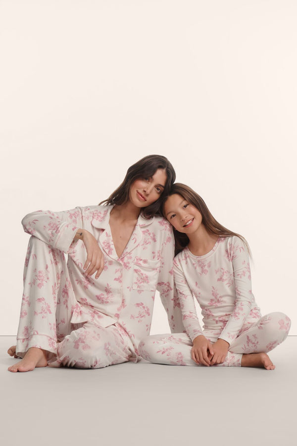 Kids Printed TENCEL™ Modal Unisex Long PJ Set