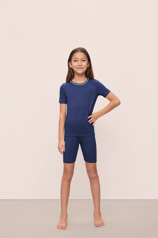 Kids TENCEL™ Modal Unisex Short PJ Set - Image 5