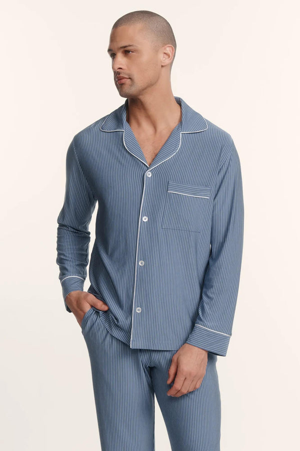 William Printed TENCEL™ Modal Long PJ Set - Image 2