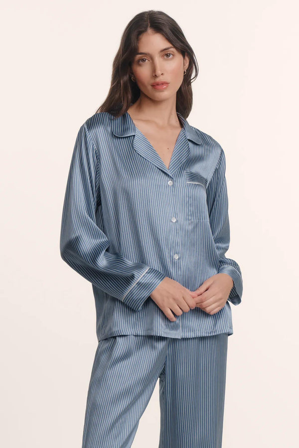 Inez Washable Silk Printed Long PJ Set - Image 3