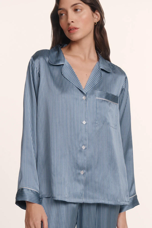 Inez Washable Silk Printed Long PJ Set - Image 4