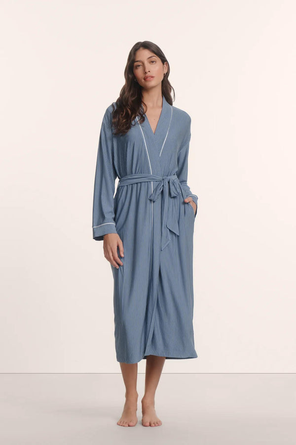 Gisele Printed TENCEL™ Modal Long Robe - Image 2