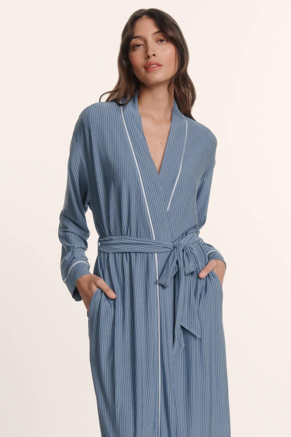 Gisele Printed TENCEL™ Modal Long Robe - Image 4